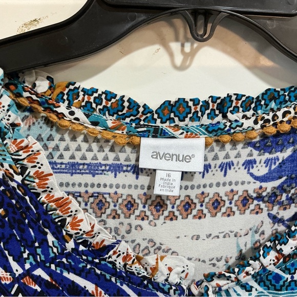 AVENUE Women's Plus Size Escape Relaxed Maxi Dress - Picture 7 of 8